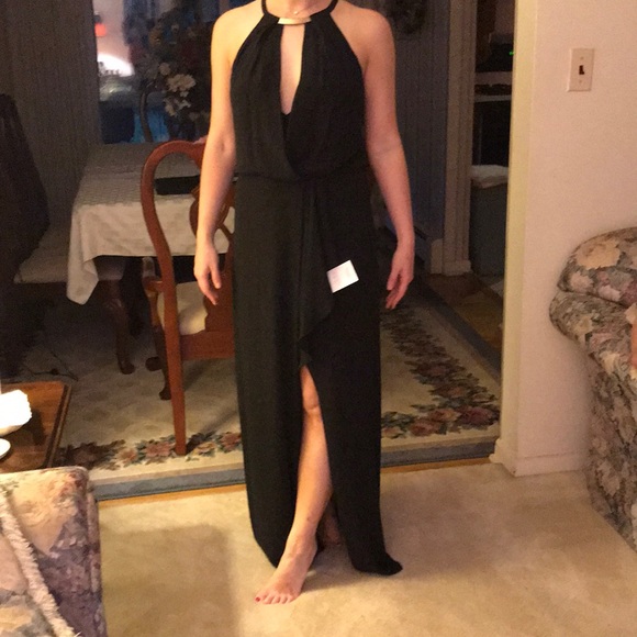 BCBGMaxAzria Dresses & Skirts - TAGS ON! Never worn. BCBGMaxazria long black dress